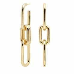 P D PAOLA Muze Gold Earrings ACCESSORIES