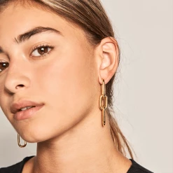 P D PAOLA Muze Gold Earrings ACCESSORIES