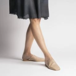 FABIO RUSCONI SHOES Naomi Taupe Cosy Mules