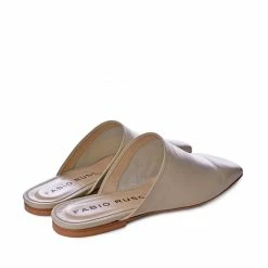 FABIO RUSCONI SHOES Naomi Taupe Cosy Mules