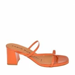FABIO RUSCONI Nature Brick Leather Sandals SHOES