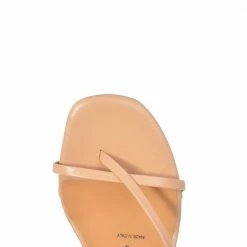 FABIO RUSCONI Nature Nude Leather Sandals