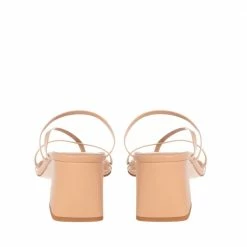 FABIO RUSCONI Nature Nude Leather Sandals