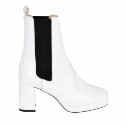 FABIO RUSCONI Nebo White Naplak Boots SHOES