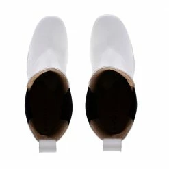 FABIO RUSCONI Nebo White Naplak Boots SHOES