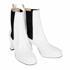FABIO RUSCONI Nebo White Naplak Boots SHOES