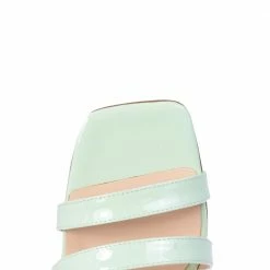 APAIR New Heels Mule Sandals In Aquamarine SHOES