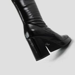 BRONX New Melanie Stretch Black Ankle Boots