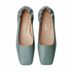 AKAADA SHOES Nyoko Avocado Green Soft Naplak Pumps 8 AKAADA SHOES Nyoko Avocado Green Soft Naplak Pumps