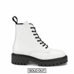 LÄST Paint Boots White