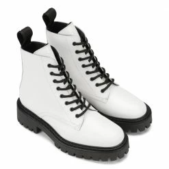 LÄST Paint Boots White