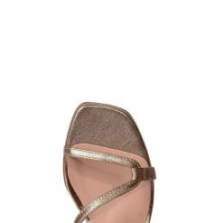 MADE 94 SHOES Perla Gold Metallic Leather Sandals