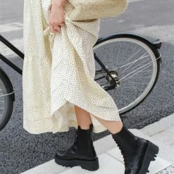 ATP ATELIER Pesaro Black Combat Boots SHOES