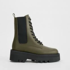 ATP ATELIER Pesaro Turtle Combat Boots SHOES