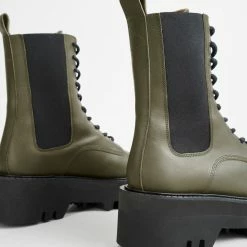 ATP ATELIER Pesaro Turtle Combat Boots SHOES
