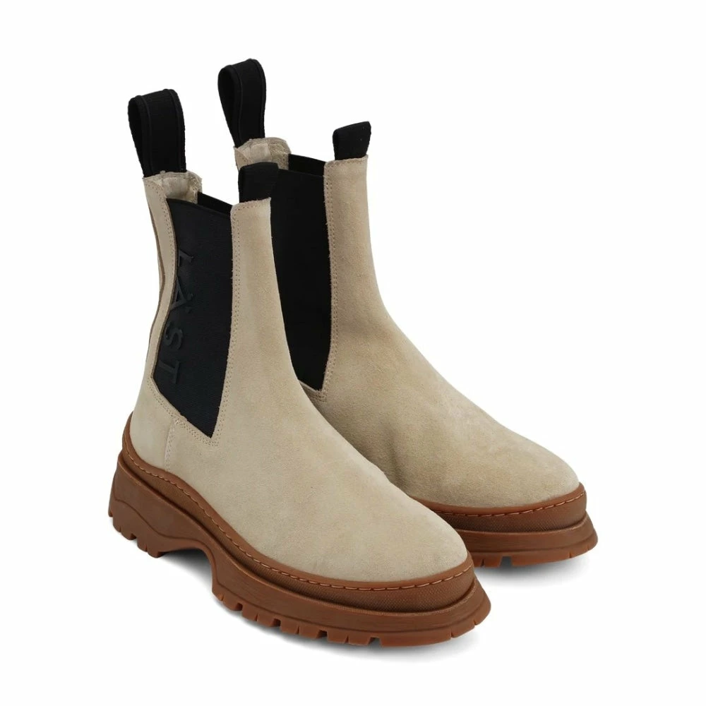 LÄST SHOES Powder Chelsea Suede Beige Boots 4 LÄST SHOES Powder Chelsea Suede Beige Boots