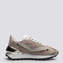 VOILE BLANCHE Qwark Spur Woman Beige Platinum Chunky Sneakers SHOES