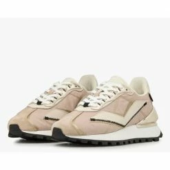 VOILE BLANCHE Qwark Spur Woman Beige Platinum Chunky Sneakers SHOES