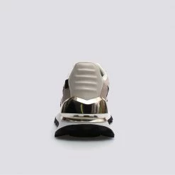 VOILE BLANCHE Qwark Spur Woman Beige Platinum Chunky Sneakers SHOES