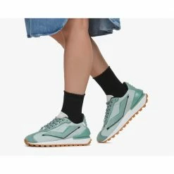 VOILE BLANCHE Qwark Spur Woman Sage Green Chunky Sneakers