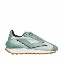 VOILE BLANCHE Qwark Spur Woman Sage Green Chunky Sneakers