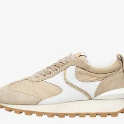 VOILE BLANCHE SHOES Qwark Woman Beige Chunky Sneakers