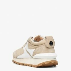VOILE BLANCHE SHOES Qwark Woman Beige Chunky Sneakers