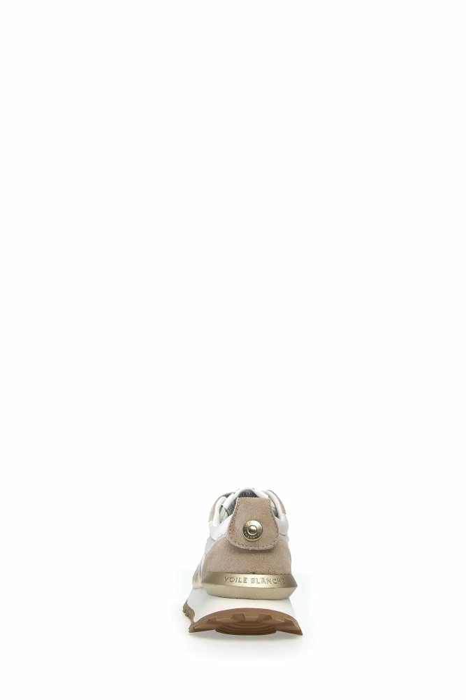 VOILE BLANCHE Qwark Woman Beige Platinum Chunky Sneakers 5 VOILE BLANCHE Qwark Woman Beige Platinum Chunky Sneakers