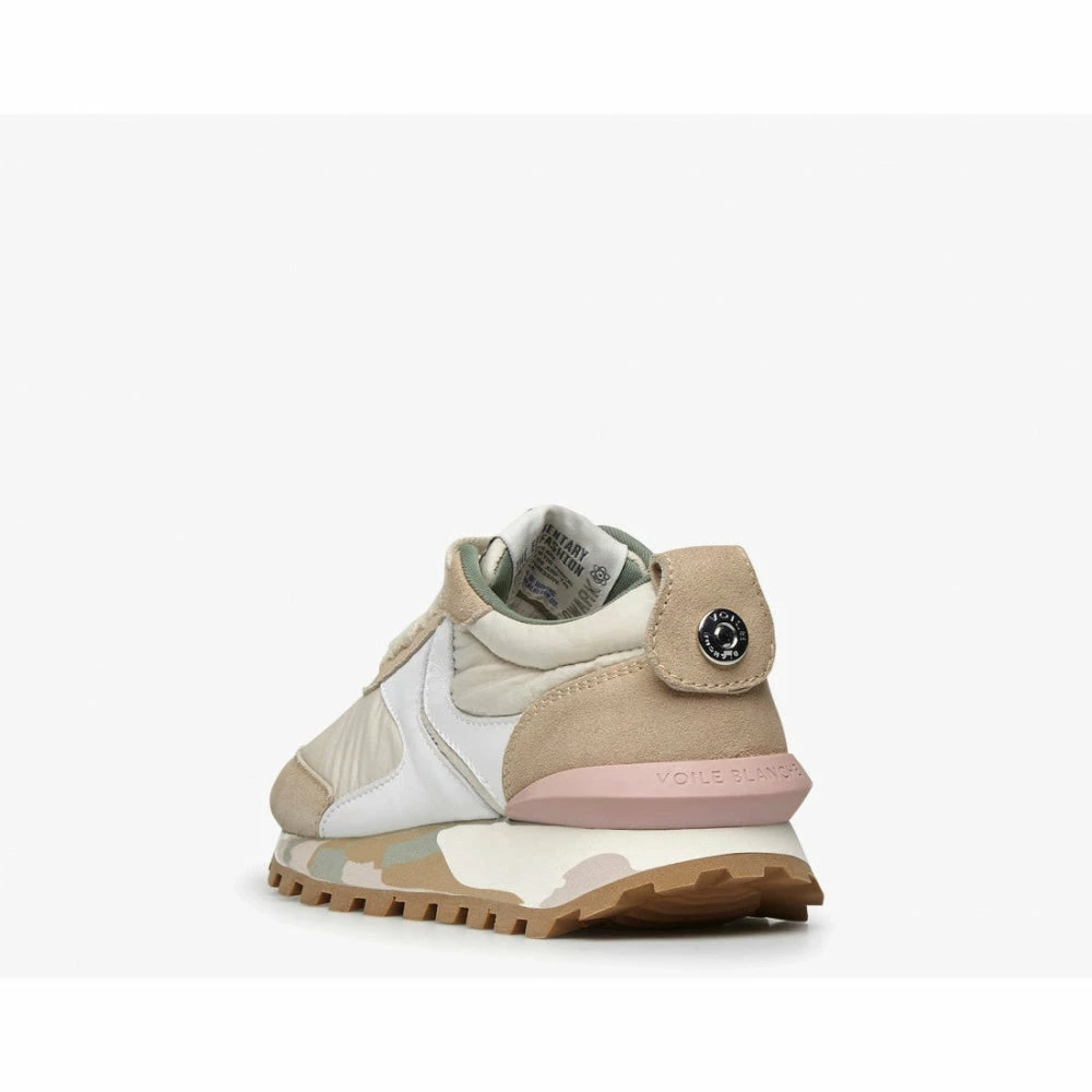 VOILE BLANCHE SHOES Qwark Woman Beige White Chunky Sneakers 6 VOILE BLANCHE SHOES Qwark Woman Beige White Chunky Sneakers