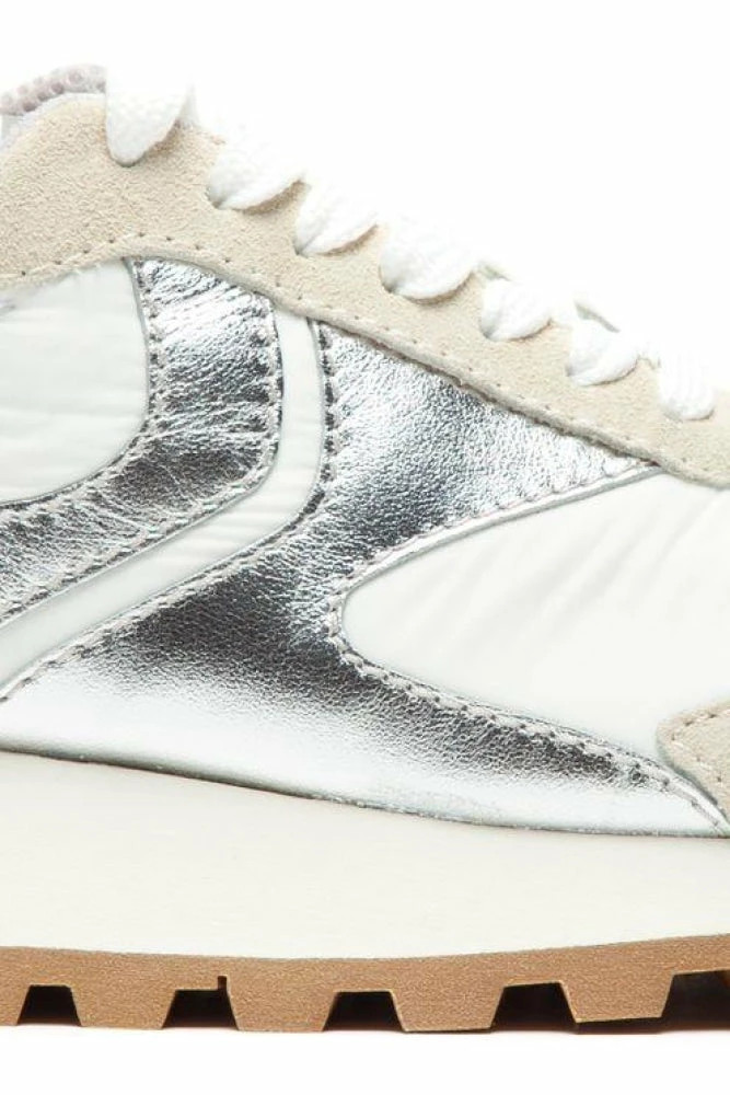 VOILE BLANCHE Qwark Woman Ice White Chunky Sneakers 4 VOILE BLANCHE Qwark Woman Ice White Chunky Sneakers