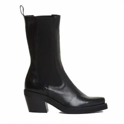 BUKELA SHOES Race Black Ankle Boots