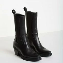 BUKELA SHOES Race Black Ankle Boots