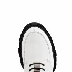 AKAADA SHOES Ren White High Combat Boots