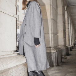 AKAADA Rin Black Elastic Combat Boots