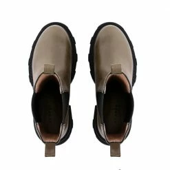 AKAADA Rin Khaki Elastic Combat Boots SHOES 15 AKAADA Rin Khaki Elastic Combat Boots SHOES