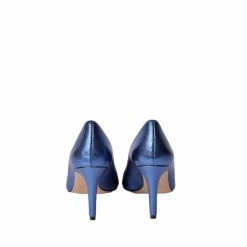 MADE 94 Rosa Blue Metallic Leather Pumps SHOES