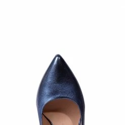 MADE 94 Rosa Blue Metallic Leather Pumps SHOES