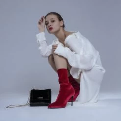 APAIR Rosso Velour Boots