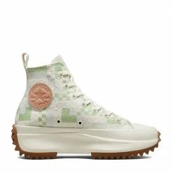 CONVERSE Run Star Hike Hi Crafted Jacquard In Egret Matcha
