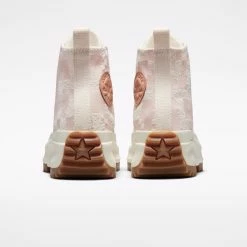 CONVERSE Run Star Hike Hi Crafted Jacquard In Egret Pink