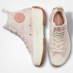 CONVERSE Run Star Hike Hi Crafted Jacquard In Egret Pink