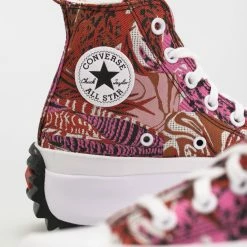 CONVERSE NEW IN Run Star Hike Hi Sneakers Tropical Print