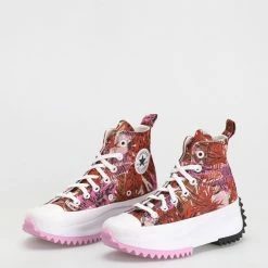 CONVERSE NEW IN Run Star Hike Hi Sneakers Tropical Print