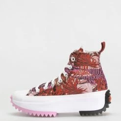 CONVERSE NEW IN Run Star Hike Hi Sneakers Tropical Print
