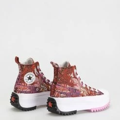 CONVERSE NEW IN Run Star Hike Hi Sneakers Tropical Print