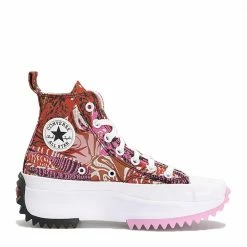 CONVERSE NEW IN Run Star Hike Hi Sneakers Tropical Print