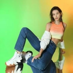 CONVERSE NEW IN Run Star Motion Hi Sneakers In White