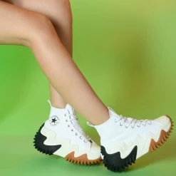 CONVERSE NEW IN Run Star Motion Hi Sneakers In White