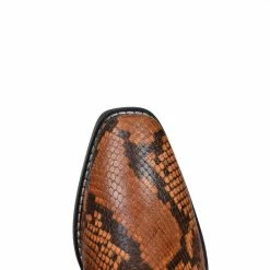 NUDE OF SCANDINAVIA SHOES Sally Snake Lux Mid Ankle Boots