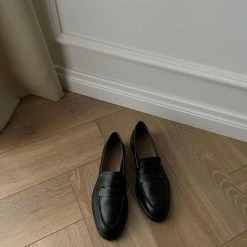 FLATTERED Sara Black Leather Loafers NEW IN